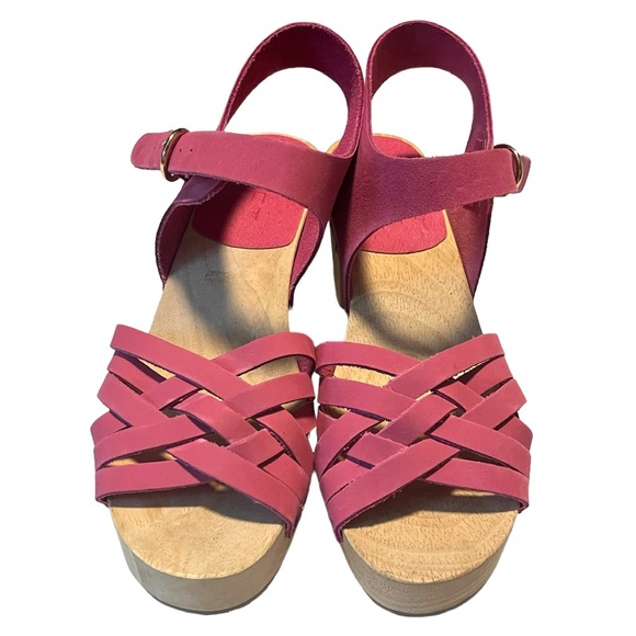 ✨LOFT✨Strappy Leather Clog Sandals - Picture 5 of 9